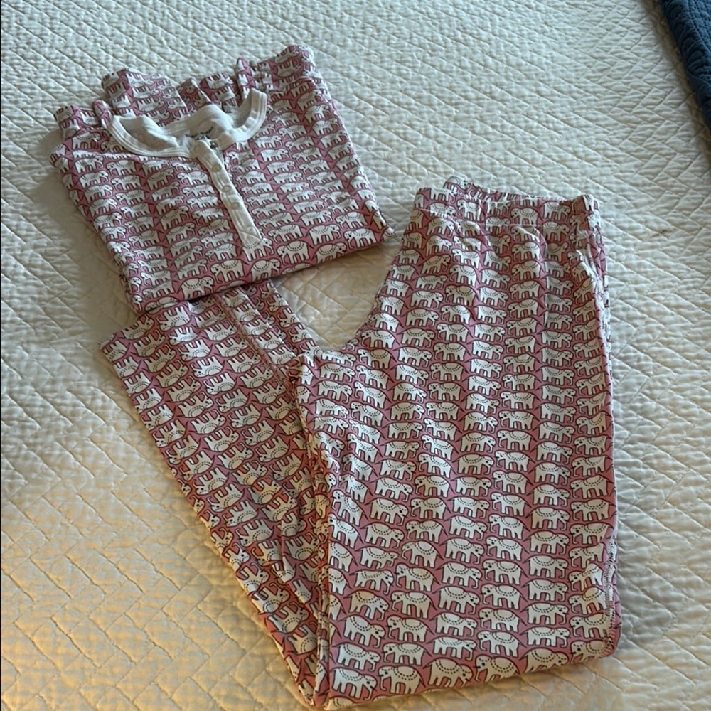 Roller Rabbit Elephant Print Pajamas